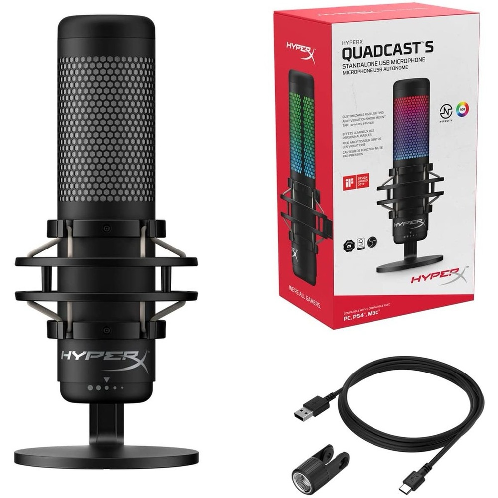 HyperX QuadCast S - USB Microphone